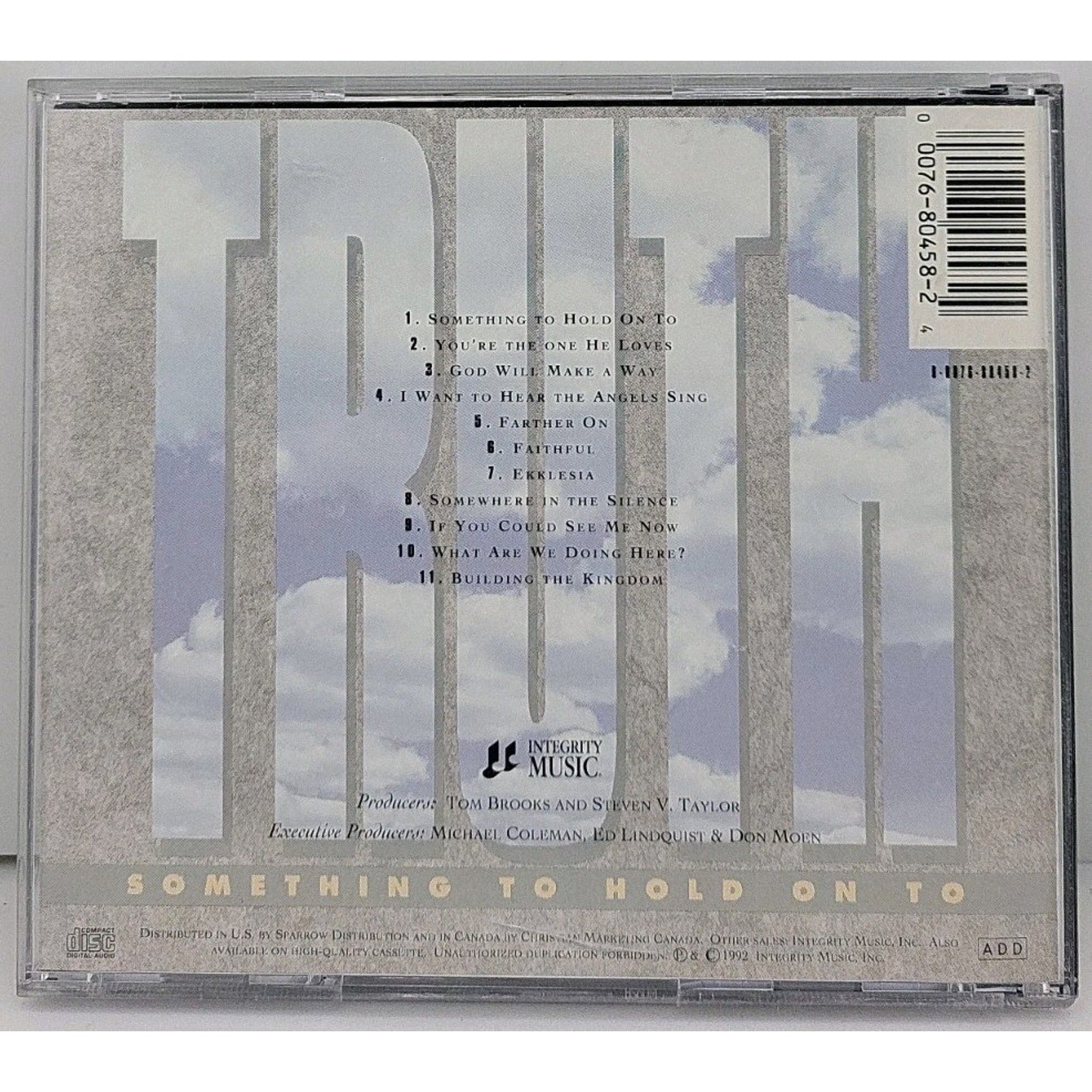 Something to Hold on To by Truth (CD, Sep-1993, Integrity (USA))
