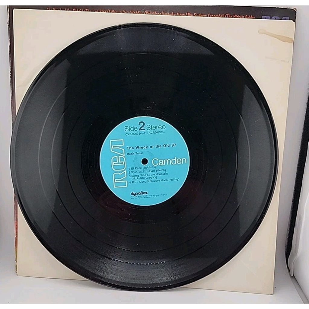 Hank Snow The Wreck of the Old 97 CXS 9009 Record Album Vinyl LP
