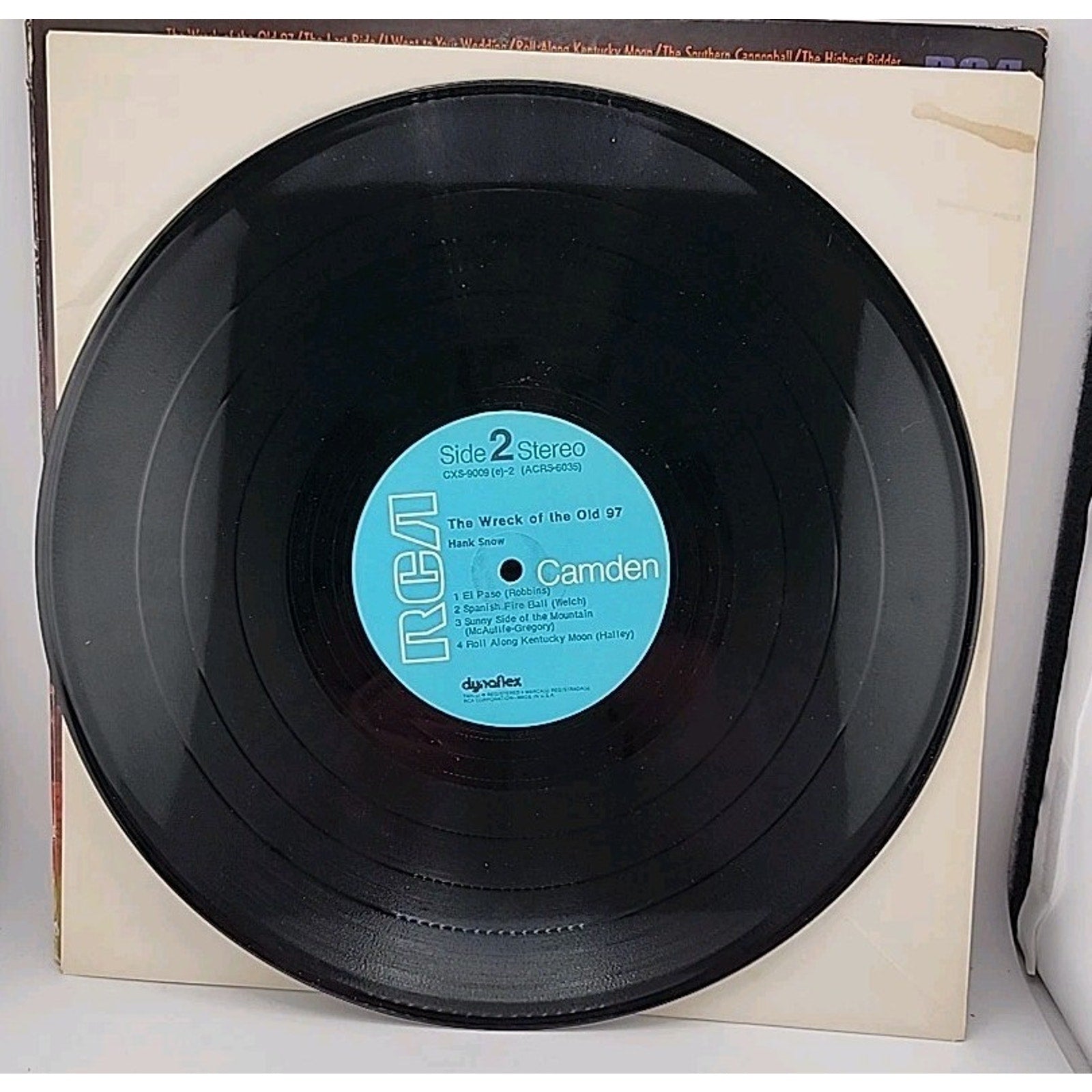 Hank Snow The Wreck of the Old 97 CXS 9009 Record Album Vinyl LP