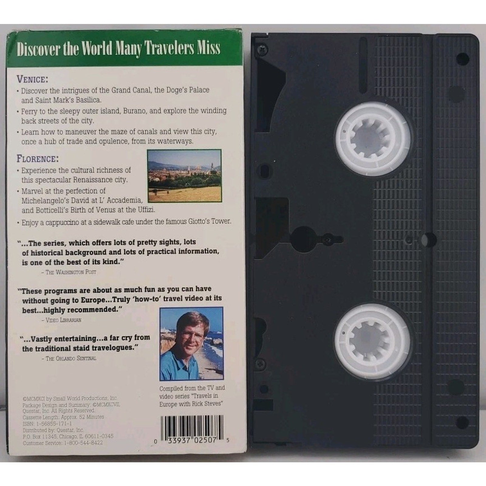 Travel the World: Italy - Venice, Florence (VHS, 1998)
