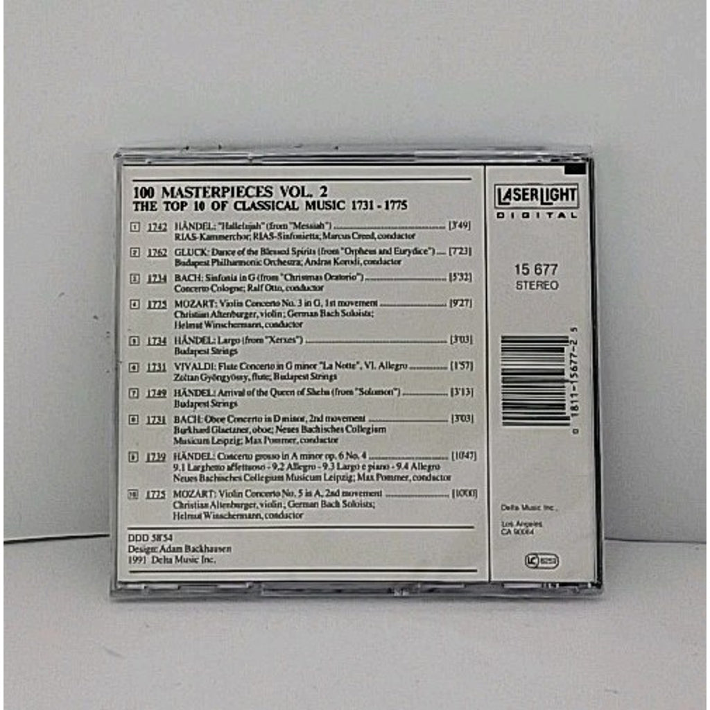 100 Masterpieces Vol. 2-1731-1775 by Various (CD, 1991) *Brand New*