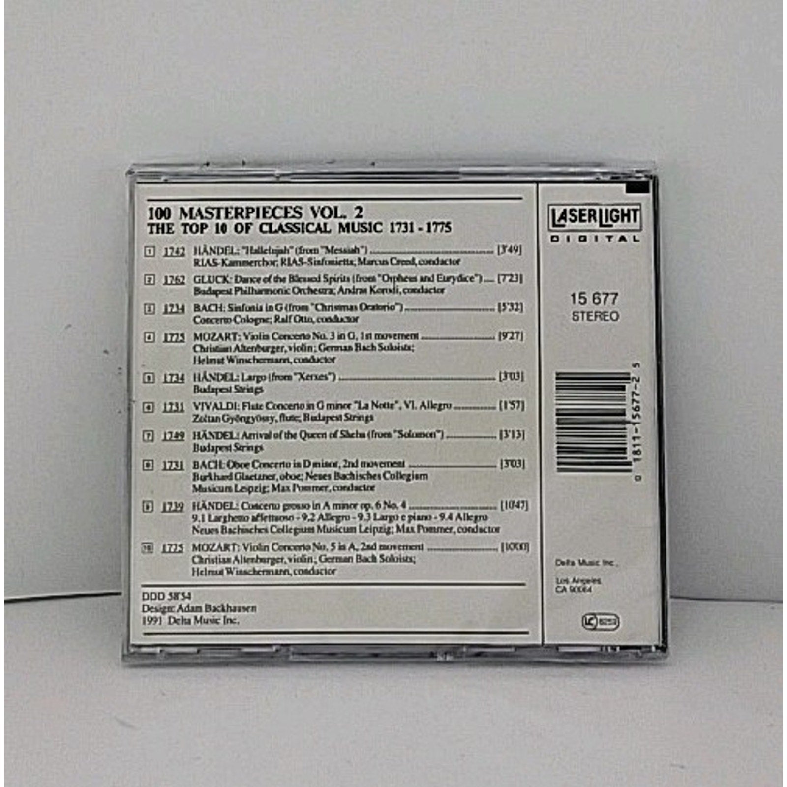 100 Masterpieces Vol. 2-1731-1775 by Various (CD, 1991) *Brand New*