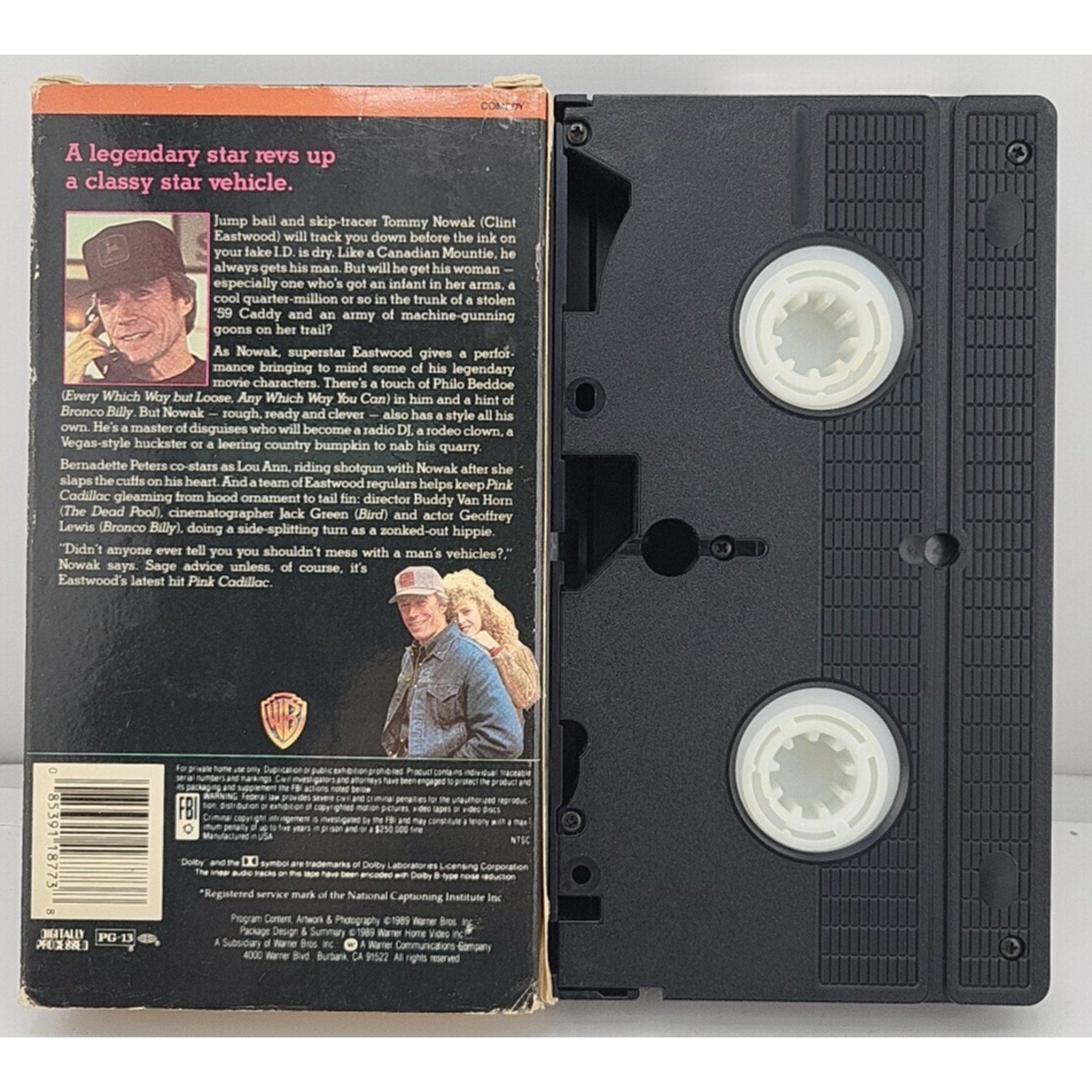 Pink Cadillac (VHS, 1997)
