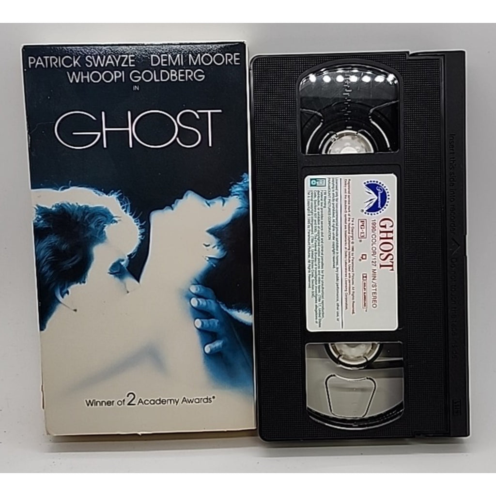Ghost (VHS, 1990) White Barcode