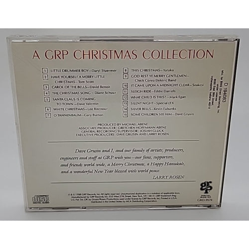 A GRP Christmas Collection by Various Artists (CD, 1988, GRP (USA))
