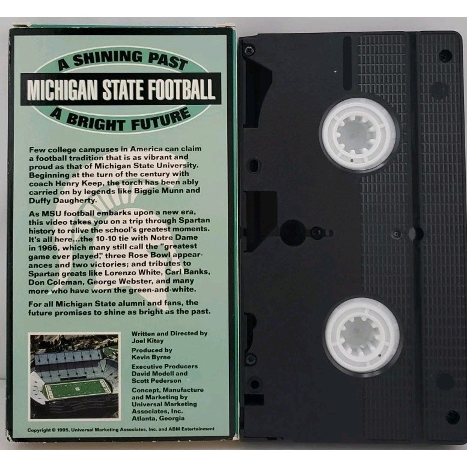 1995 Michigan State Football A Shining Past A Bright Future VHS
