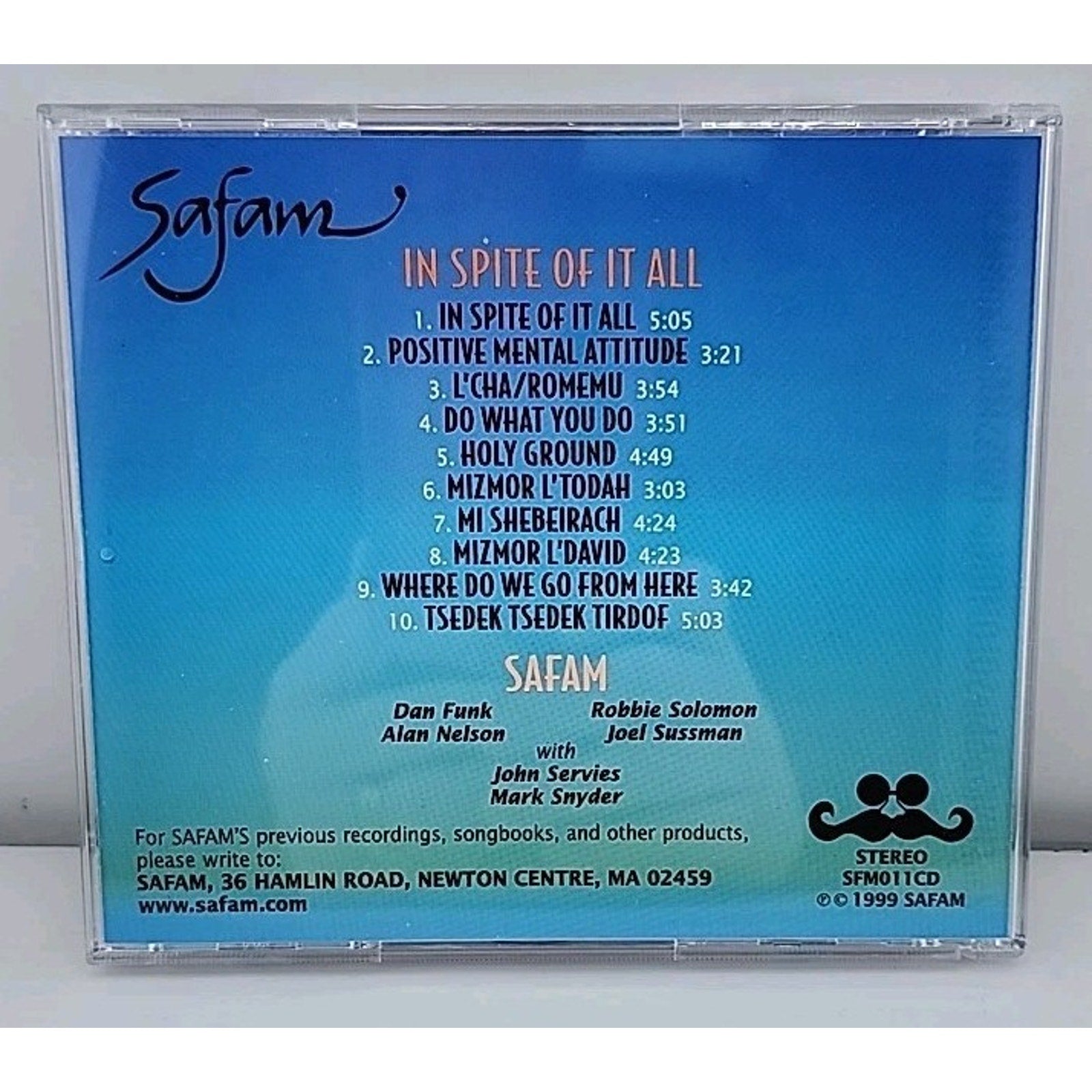 In Spite of It All - Music CD - Safam - 2005-12-27 - CD