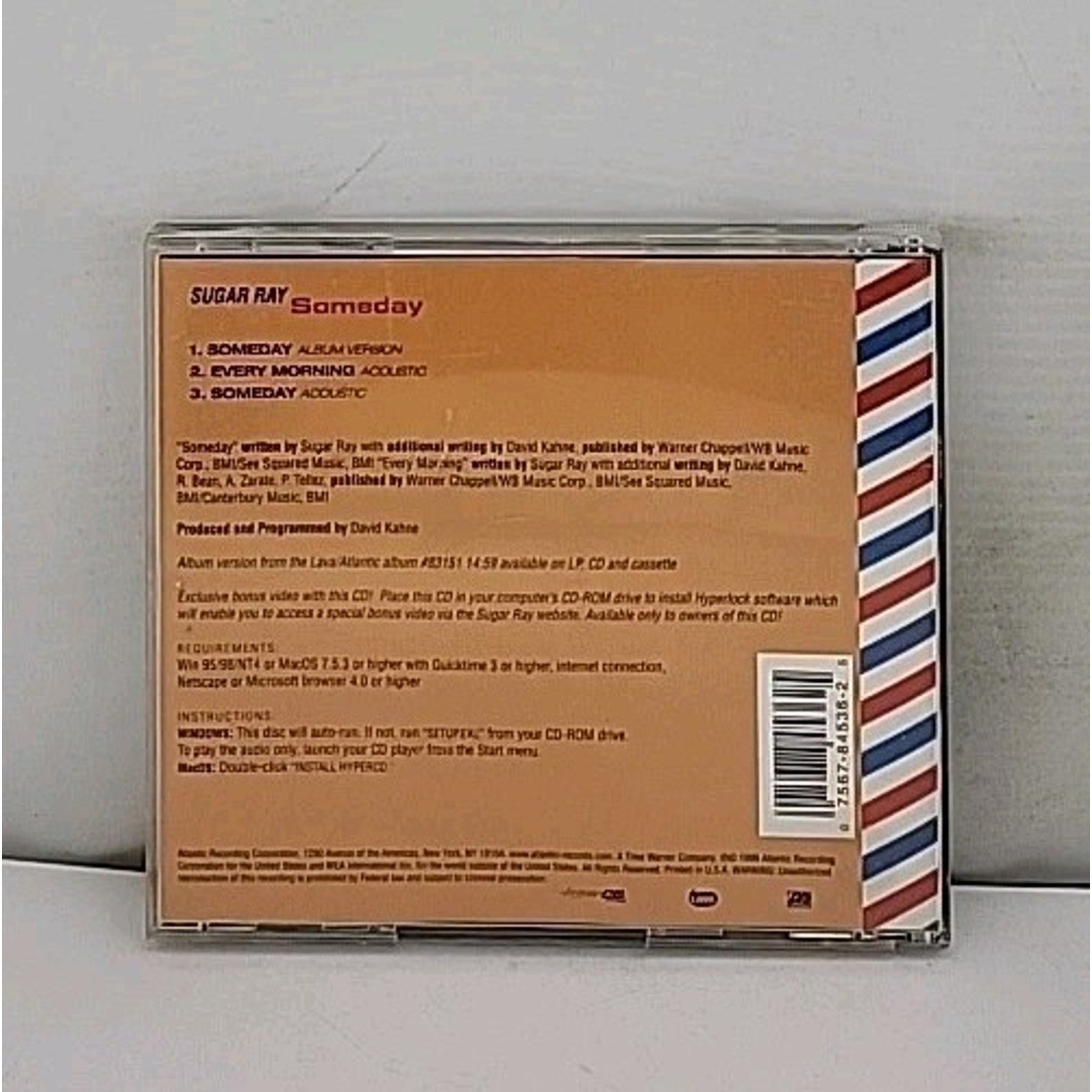 Someday by Sugar Ray (Cd5 Maxi-Single, 1999)