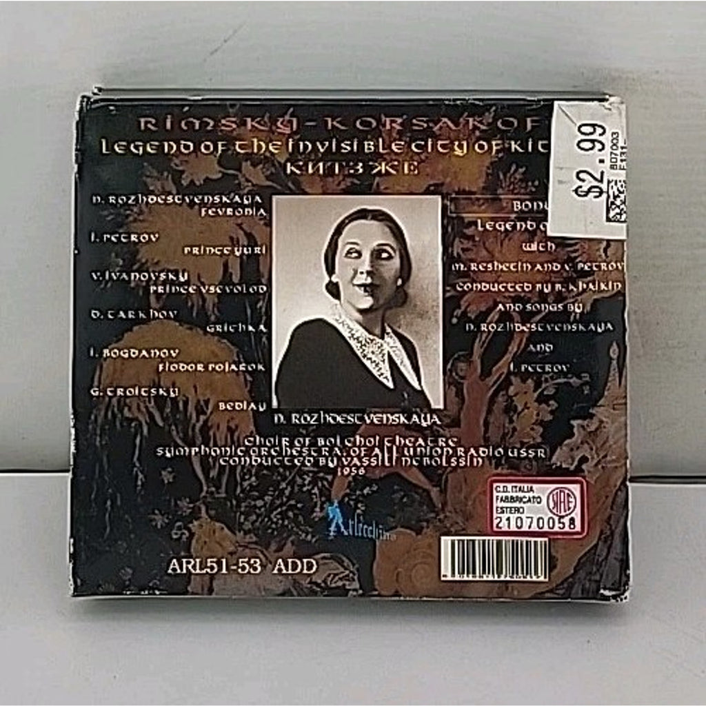 Legend Of The Invisible City Of Kitezh - Rimsky-Korsakoff - 3 CD Set