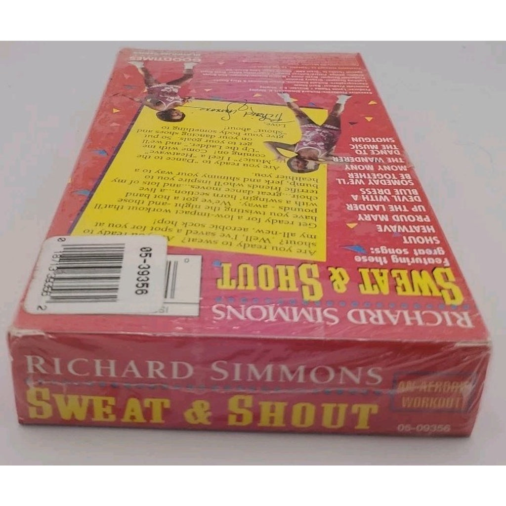 Richard Simmons - Sweat Shout: An Aerobic Workout (VHS, 1994) *Brand New*