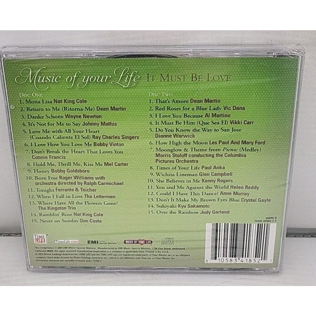 Music of Your Life: It Must Be Love by Various Artists (CD, 2012, 2 Discs) *New*