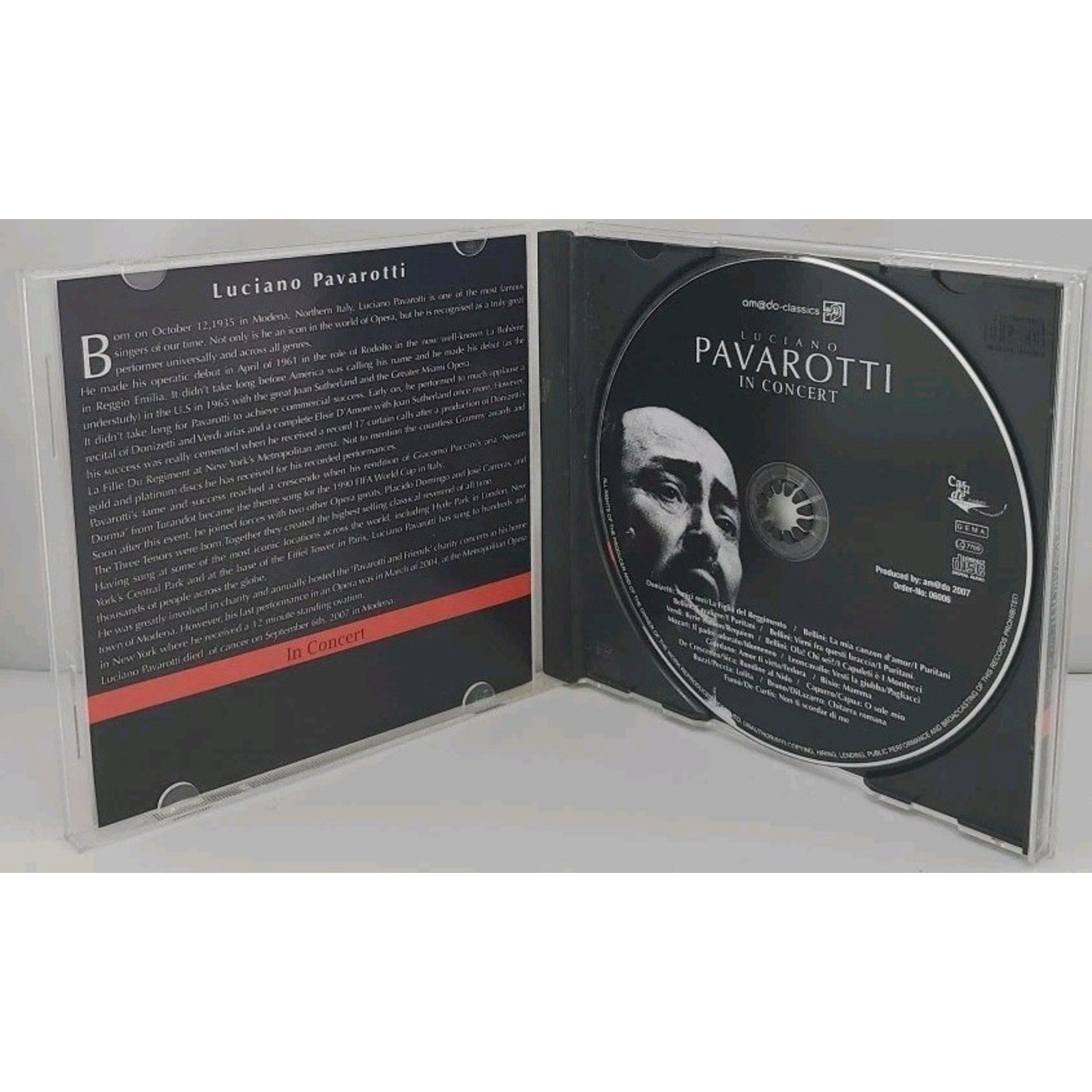 Luciano Pavarotti In Concert (CD)