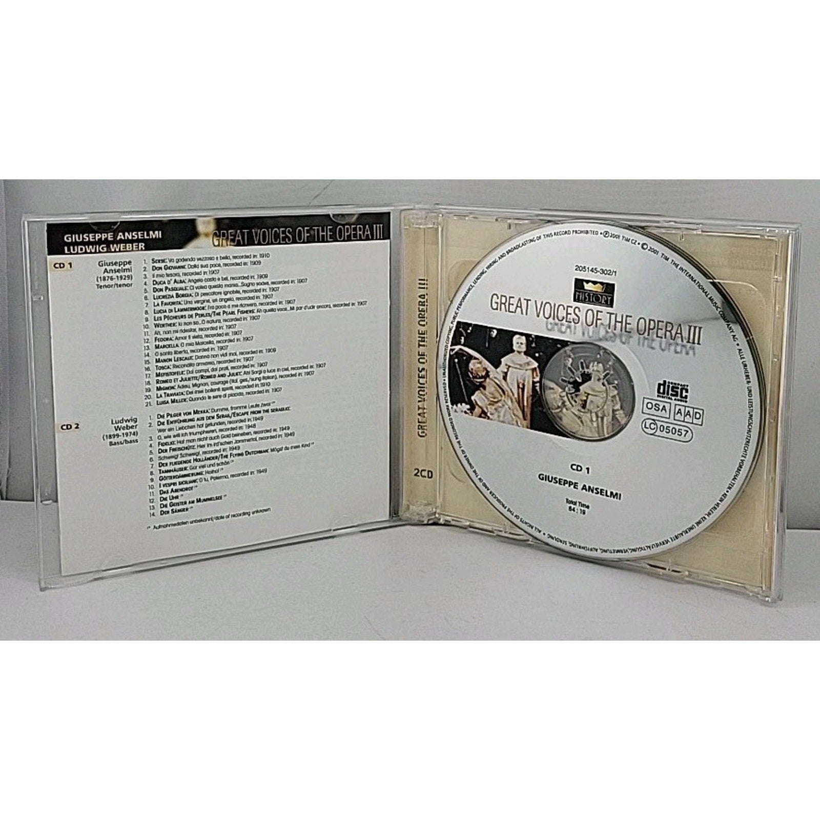 Great Voices of the Opera III - CD