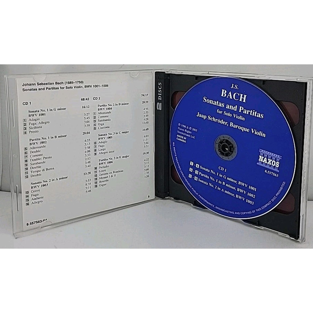 Sonatas & Partitas by Bach / Schroder (CD, 2005)