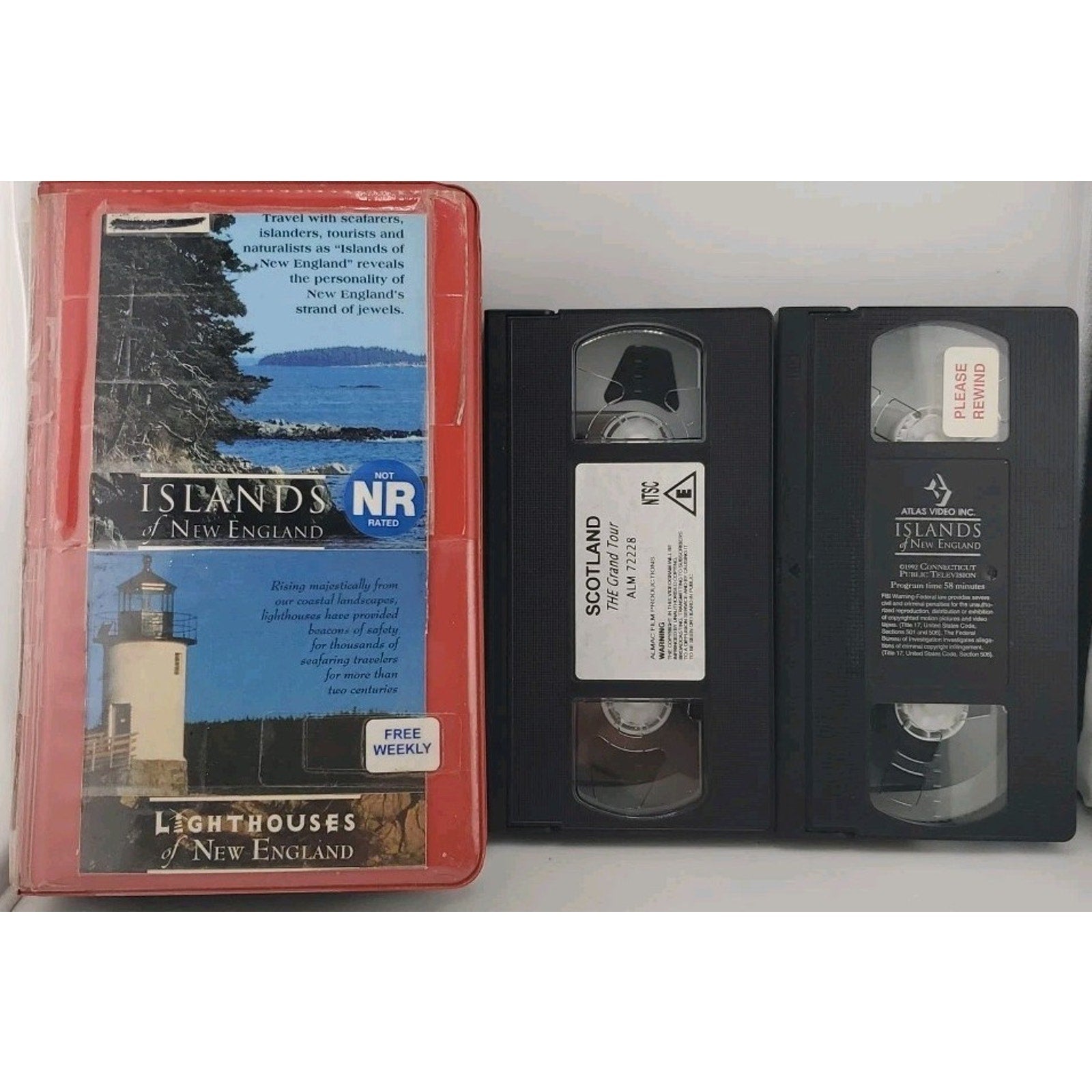Lighthouses of New England (VHS, 1993)