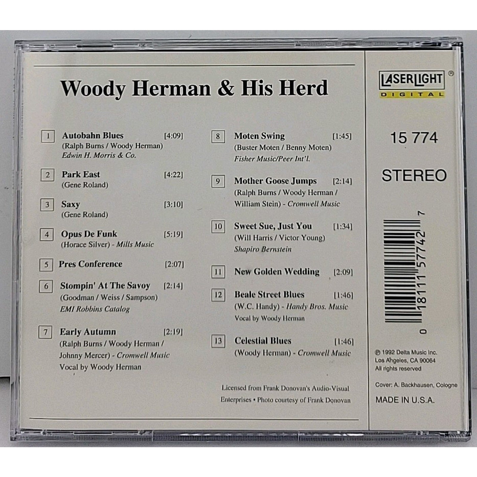 Ready-Get Set-Jump by Woody Herman & His Orchestra (CD, Feb-1992, Laserlight)