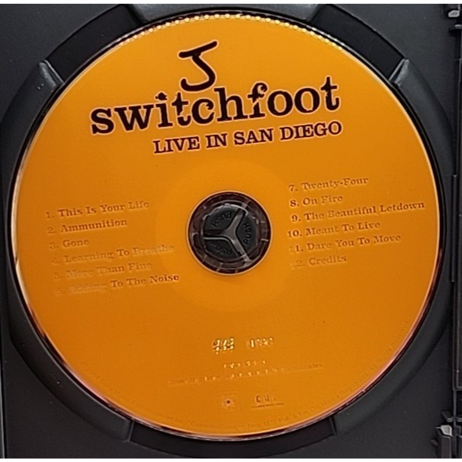 Switchfoot - Live in San Diego (DVD, 2004, Amaray case)