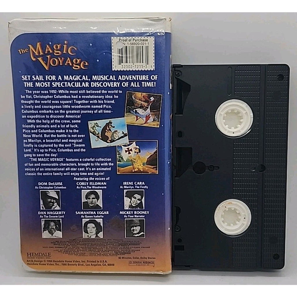 The Magic Voyage VHS 1994 Video Clamshell