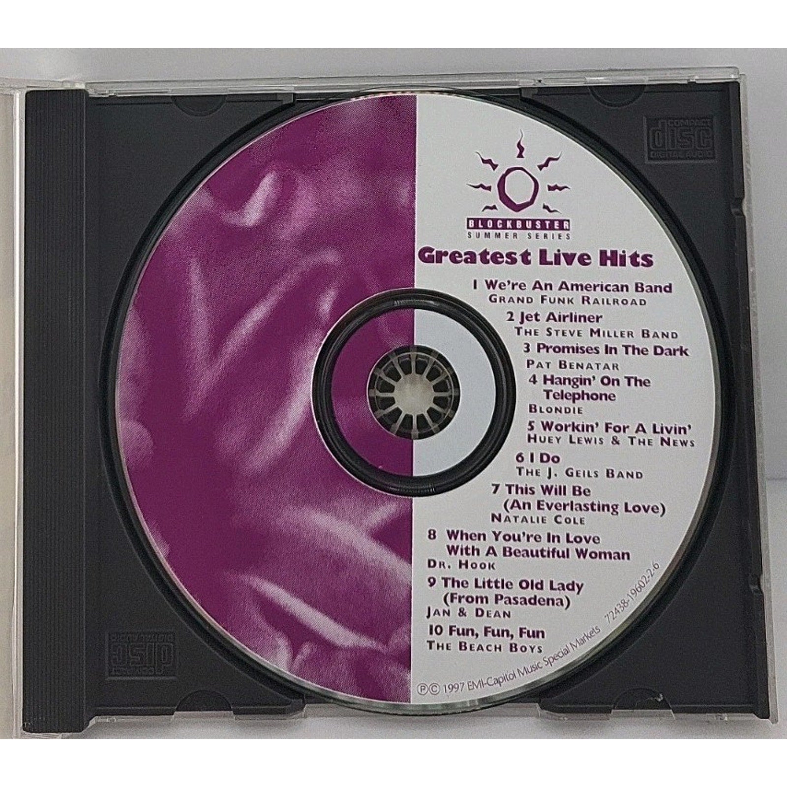 Blockbuster Summer Series Greatest Live Hits 60s 70s 80s Music CD