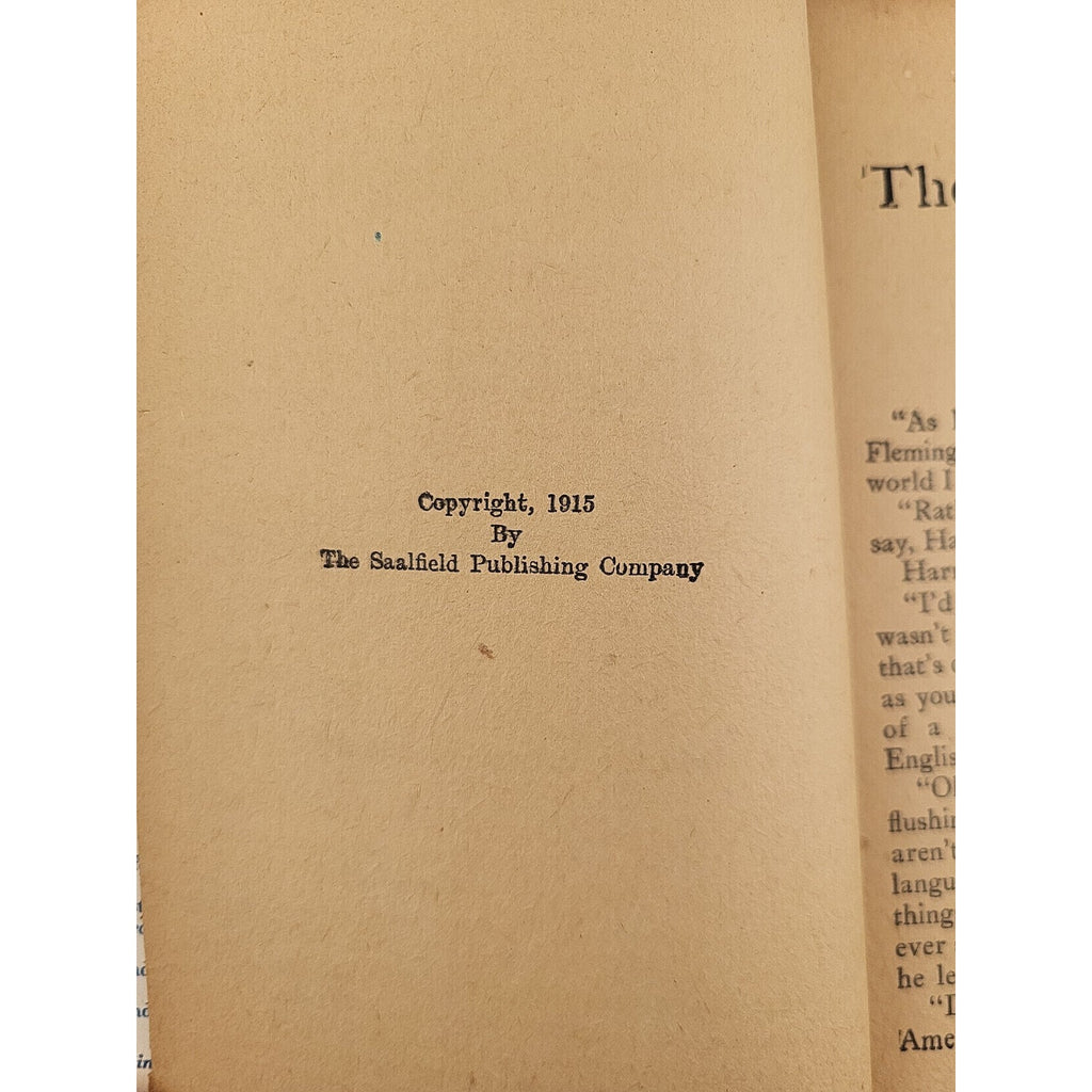1915 Scout Fiction The Boy Scouts Under King George With Dust Jacket Saalfiejd