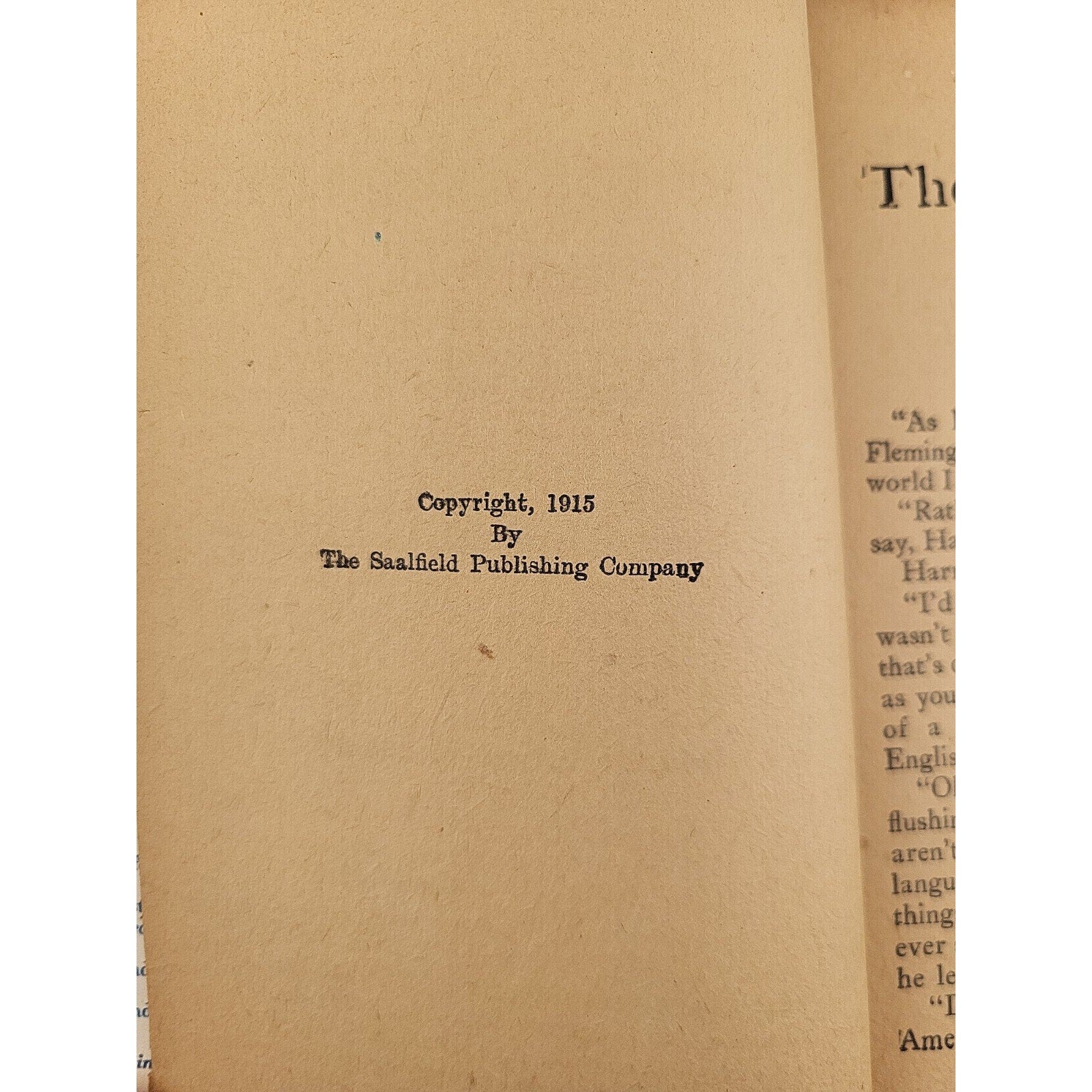 1915 Scout Fiction The Boy Scouts Under King George With Dust Jacket Saalfiejd