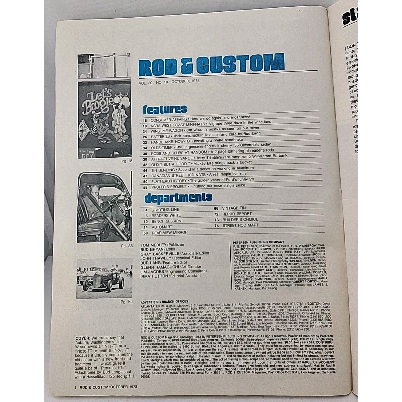Rod & Custom Magazine - October 1973 - Vol. 20 No. 10