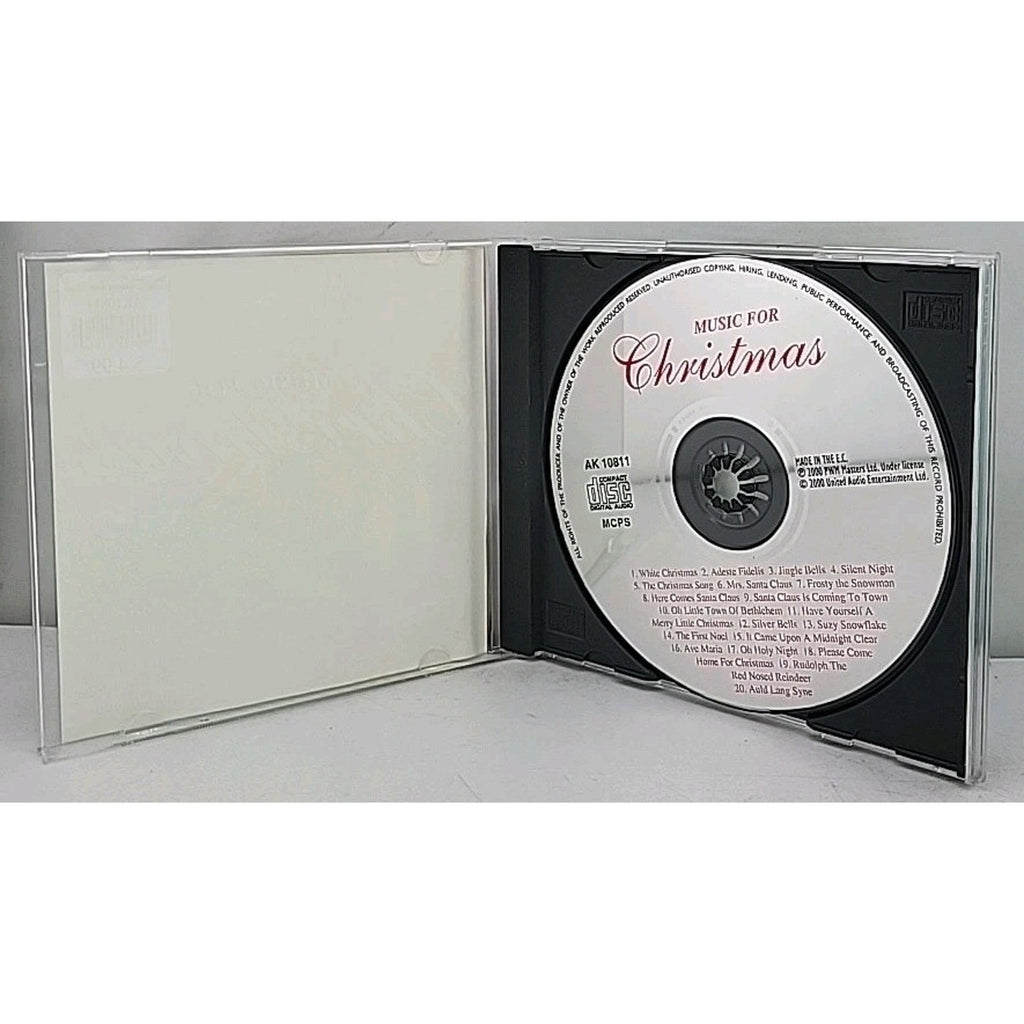 United Audio Music For Christmas 20 Songs Compilation CD Bing Crosby Sinatra