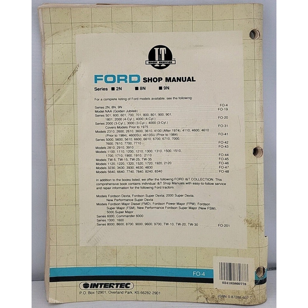Ford Shop Manual