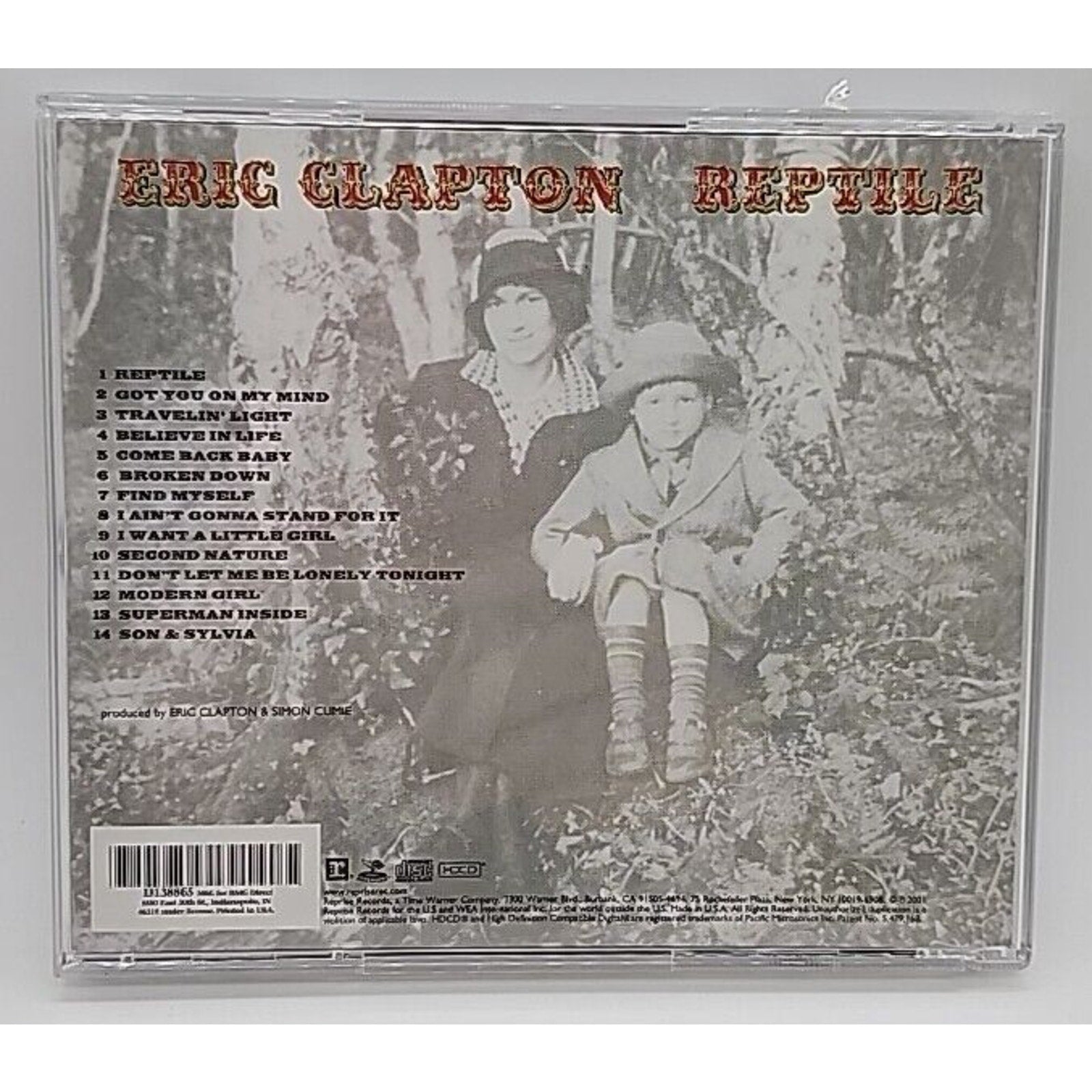 Reptile by Eric Clapton (CD, 2001)