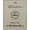 The Skyliner - International Retractable Club - October 1987 Number 89