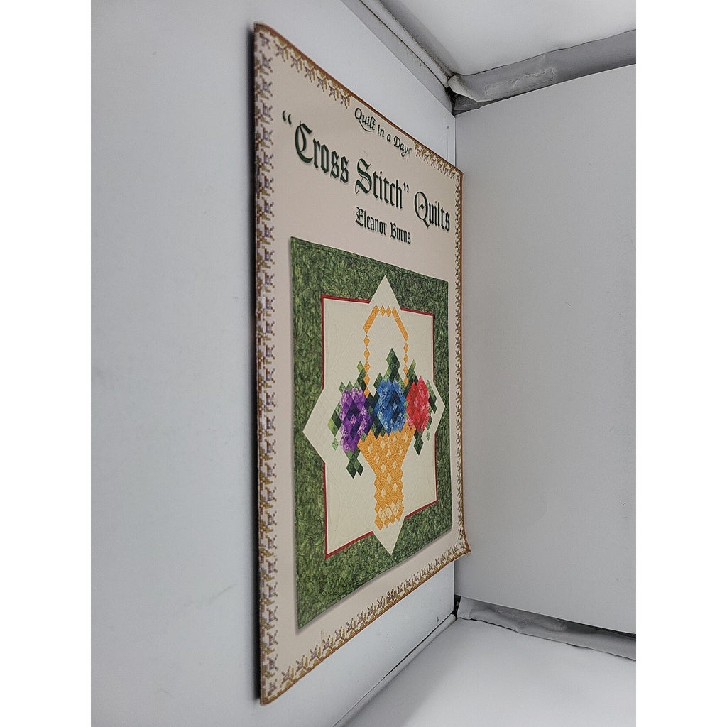Cross Stitch Quilts Pattern Book Quilt in a Day Wallhangings Borders 48 Pages