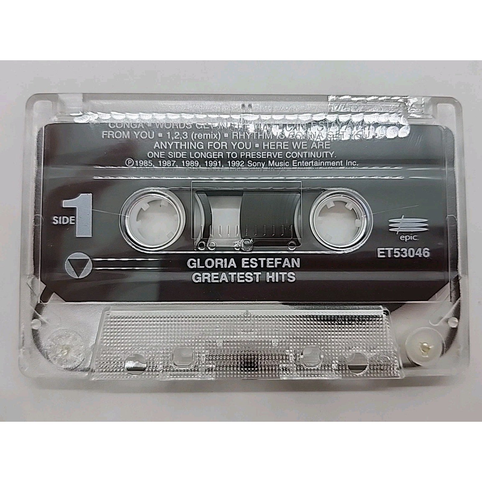 Greatest Hits by Gloria Estefan (Cassette, Nov-1992, Epic (USA))