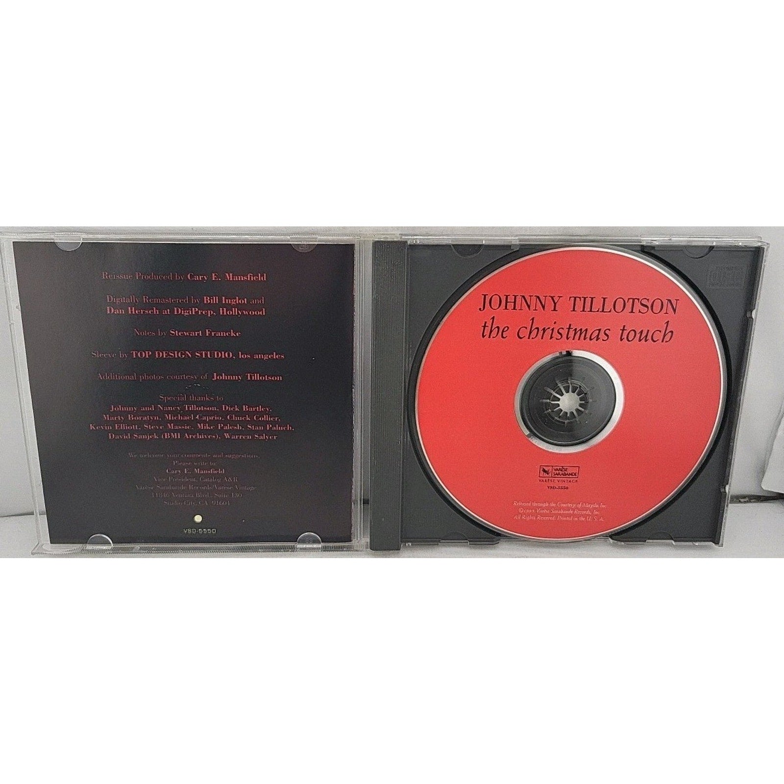 The Christmas Touch by Johnny Tillotson (CD, Aug-1998, MCA) *Signed*