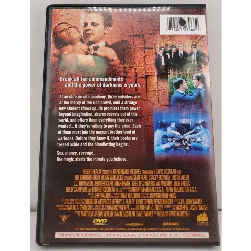 The Brotherhood II : Young Warlocks (DVD, 2001)