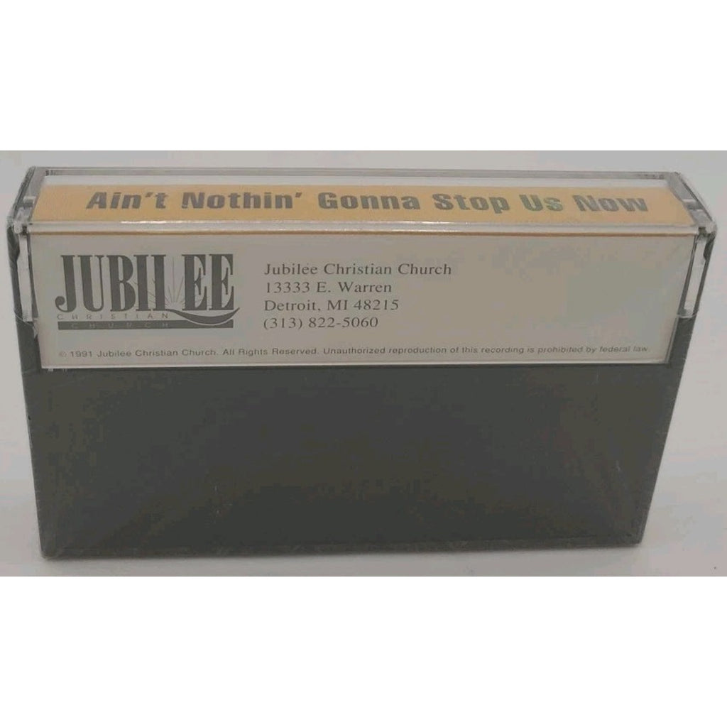 Ain't Nothin' Gonna Stop Us Now Jubilee Christian Church (Cassette) *Brand New*
