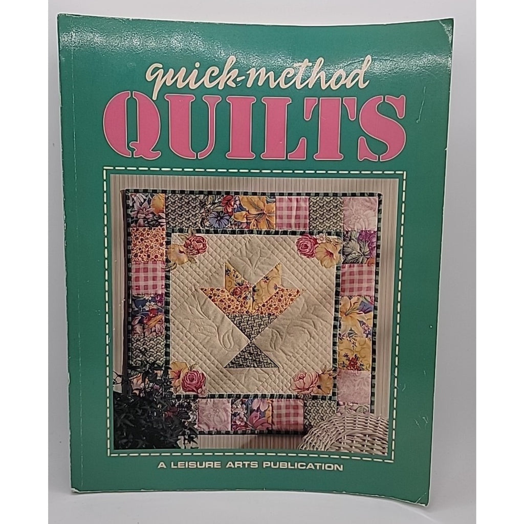 Leisure Arts Quick-Method Quilts Book Quilting Sewing Diagrams Patterns Designs