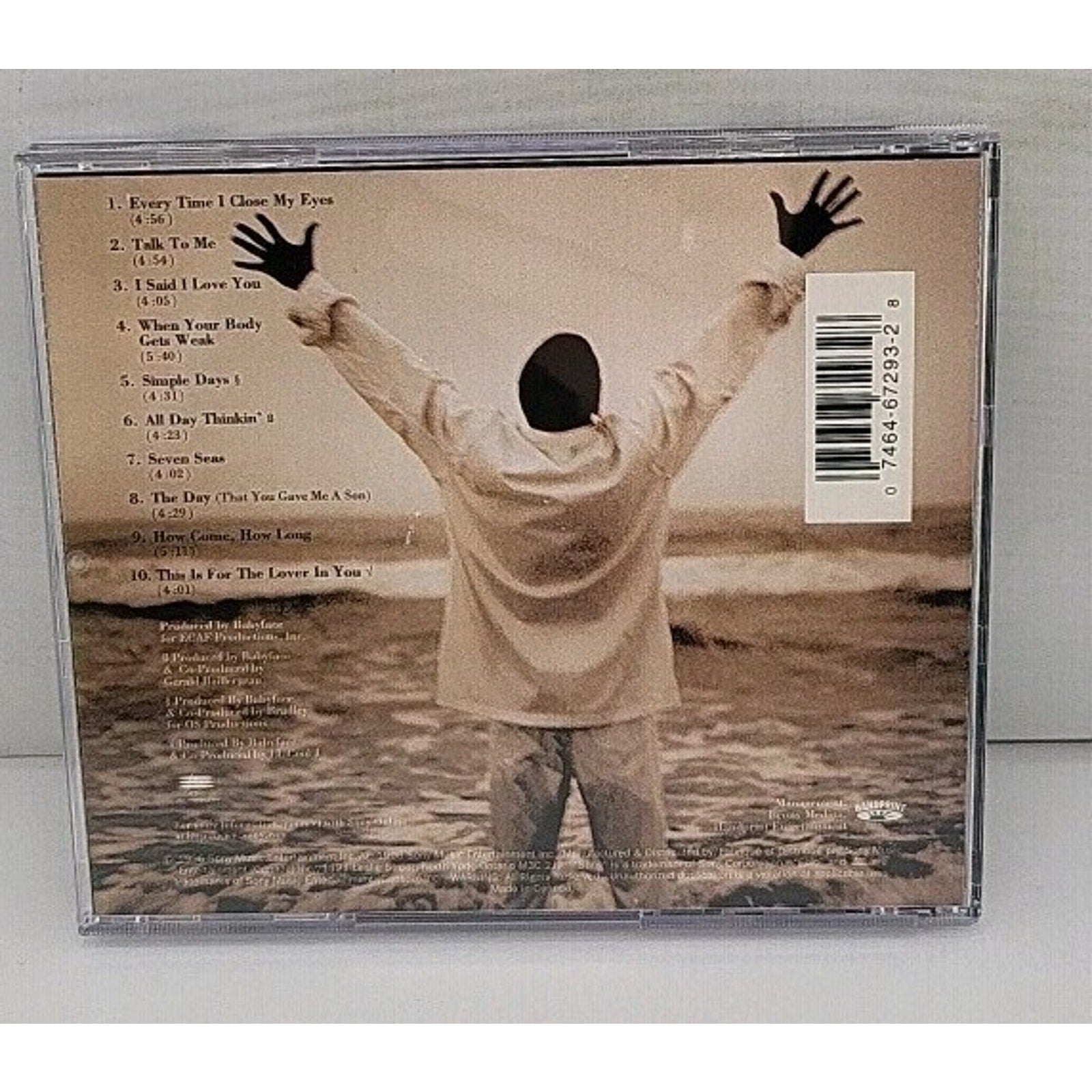 The Day by Babyface (CD, Oct-1996, Epic)