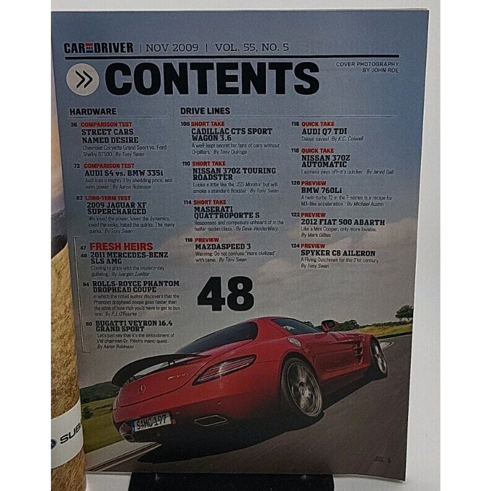 Car And Driver Magazine - November 2009 - Vol. 55 No. 5