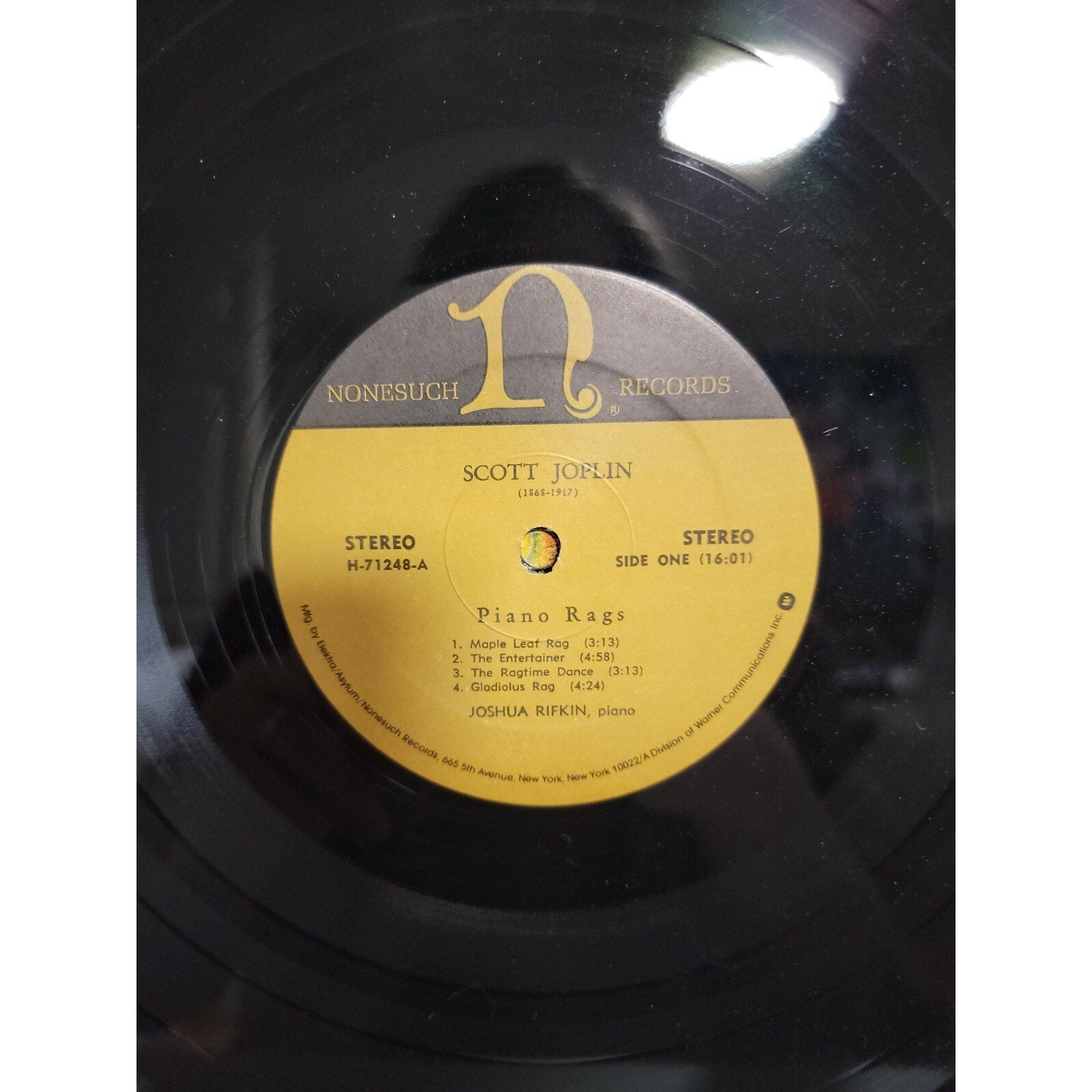 Scott Joplin - Joshua Rifkin – Piano Rags, Volume II (Vinyl)