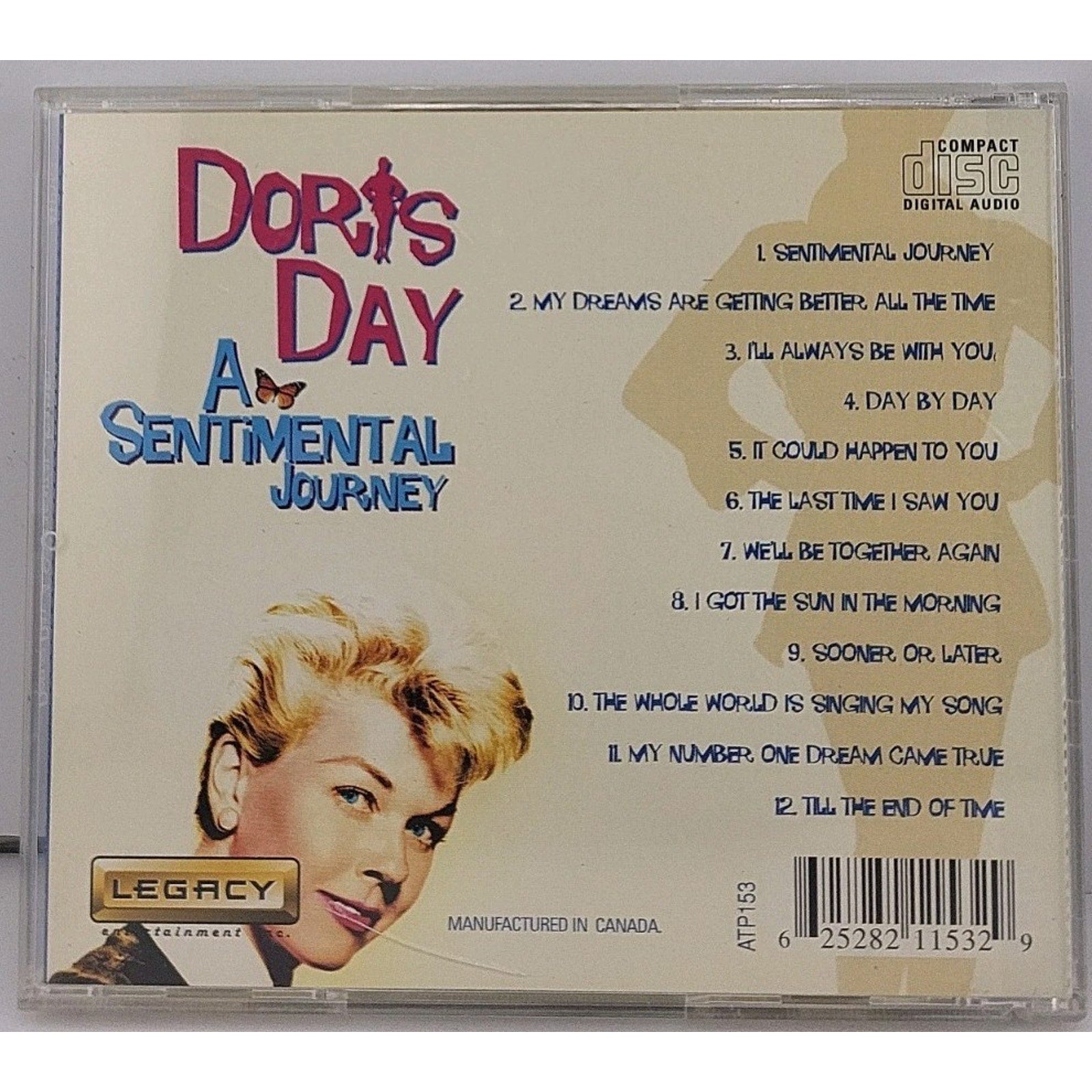 Sentimental Journey by Doris Day (CD, 2005)