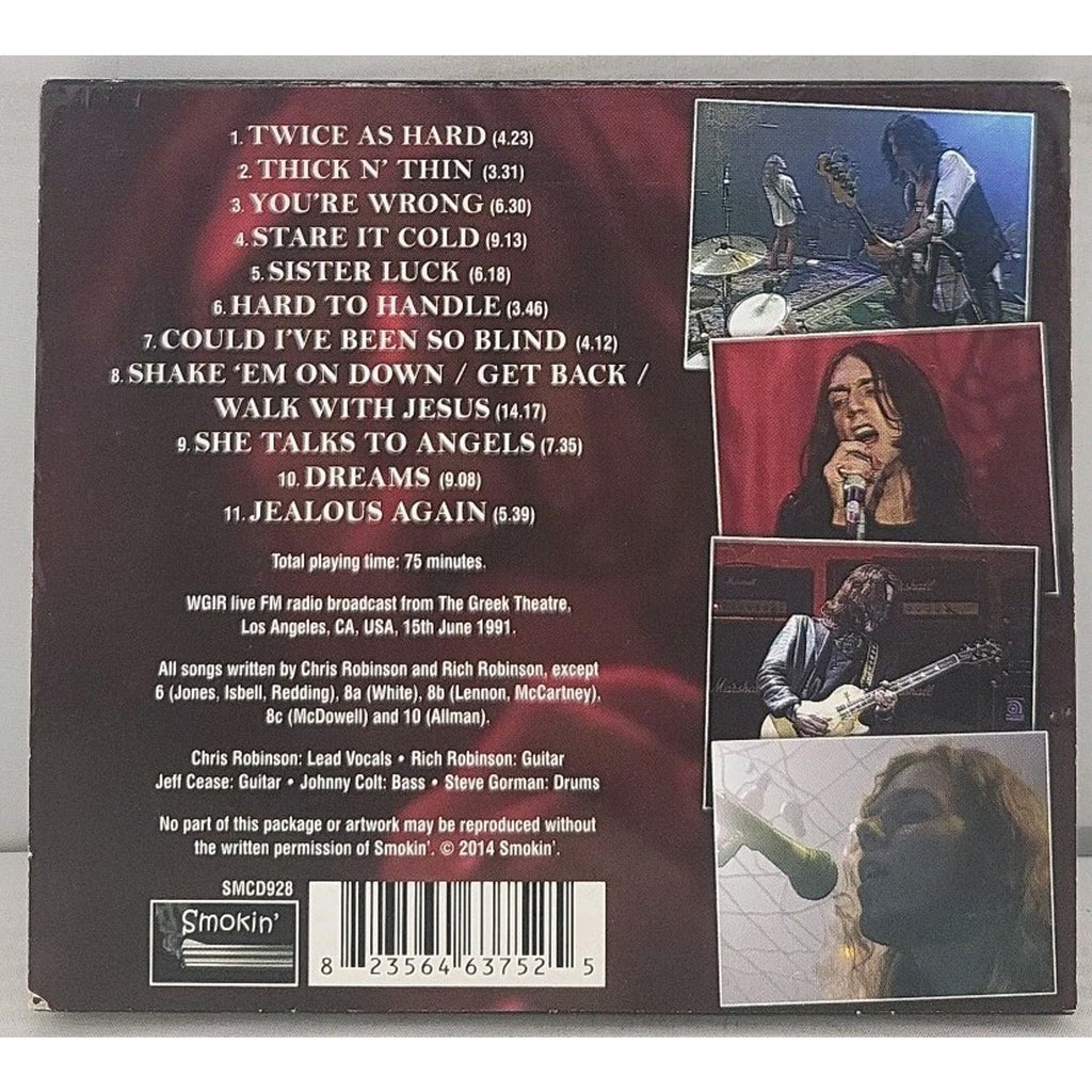 Live at the Greek by The Black Crowes (CD, 2015)
