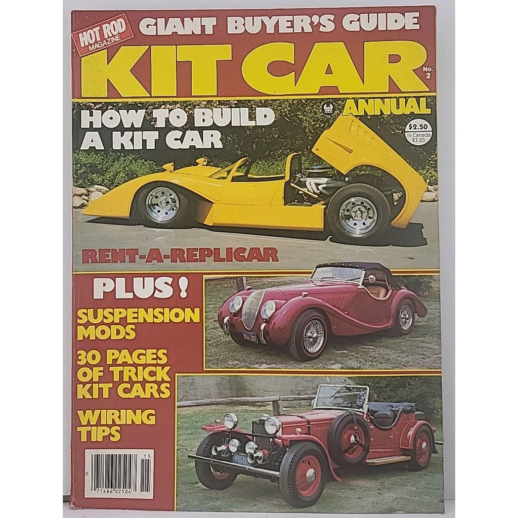 Hot Rod Magazine Kit Car Annual 1981 No. 2 Giant Buyer's Guide