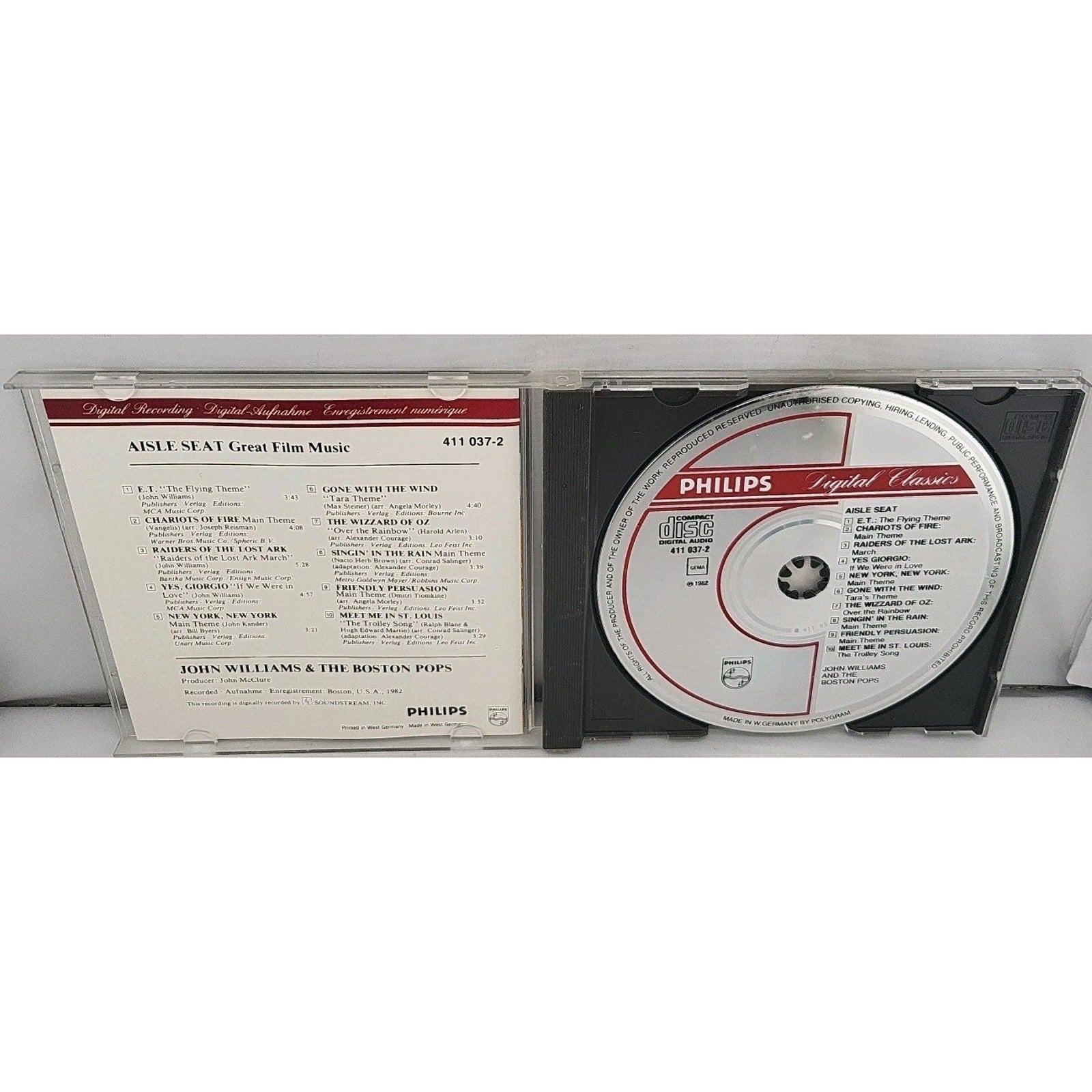 Aisle Seat by John Williams (CD, 1990)