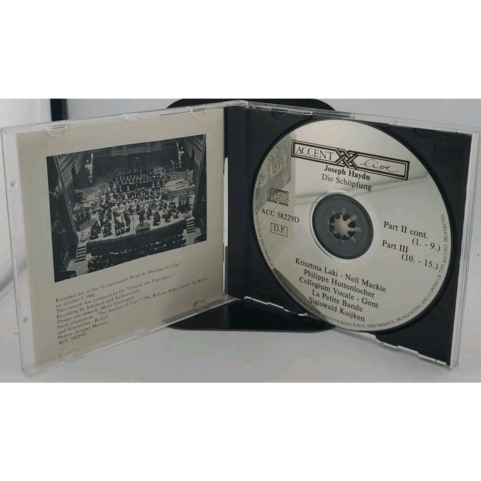 Joseph Haydn Die Schoepfung Schopfung CD Volume 2 1983