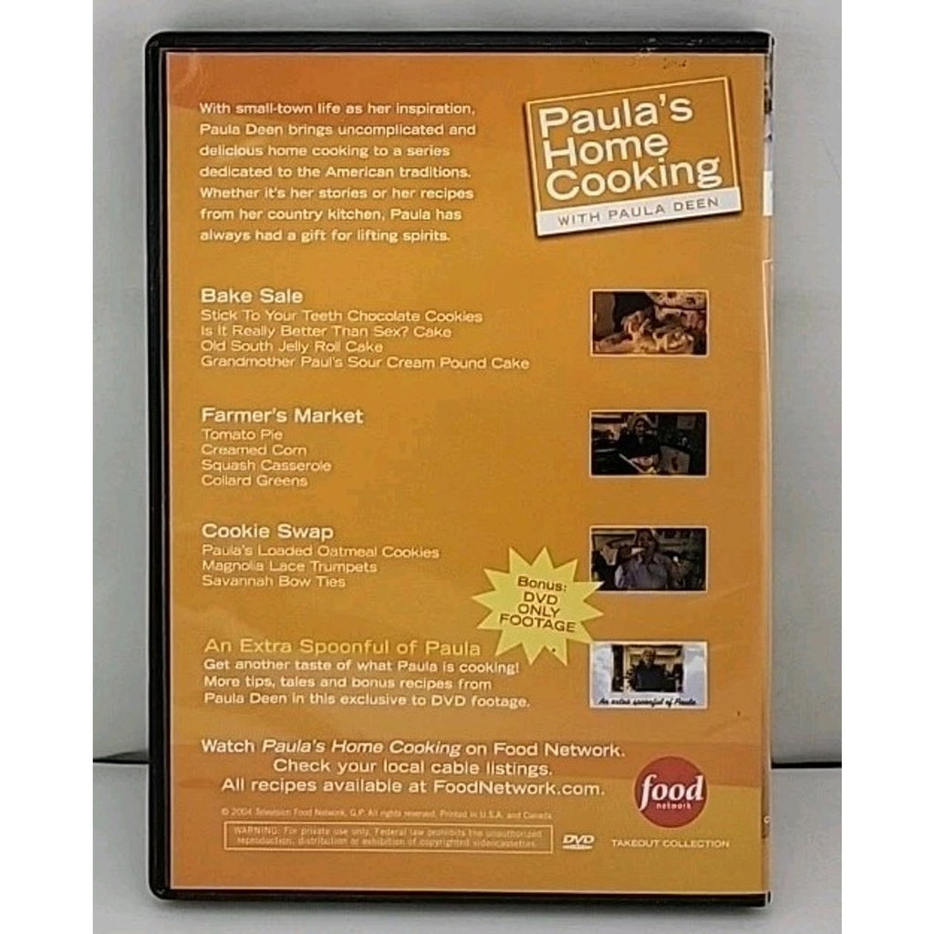 Paula's Home Cooking “Country Store” with Paula Deen (DVD, 2004)