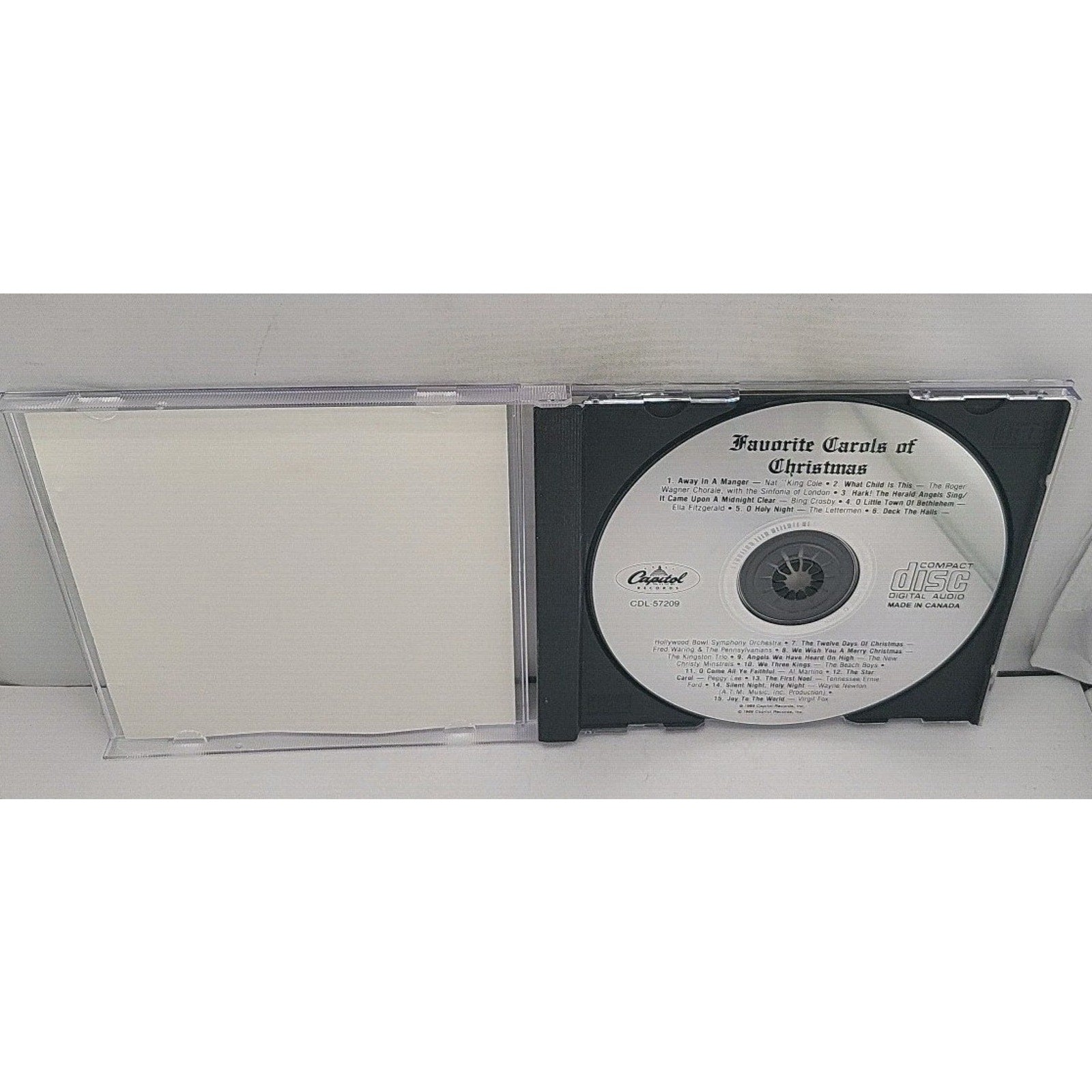 Favorite Carols Of Christmas (CD, 1989, Capitol)