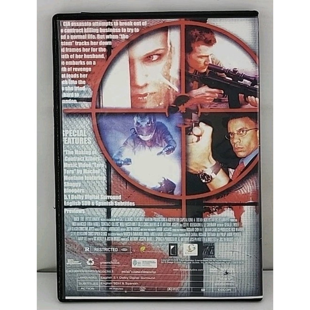 Contract Killers DVD Full Length Screener 2009 Widescreen Movie Action Thriller