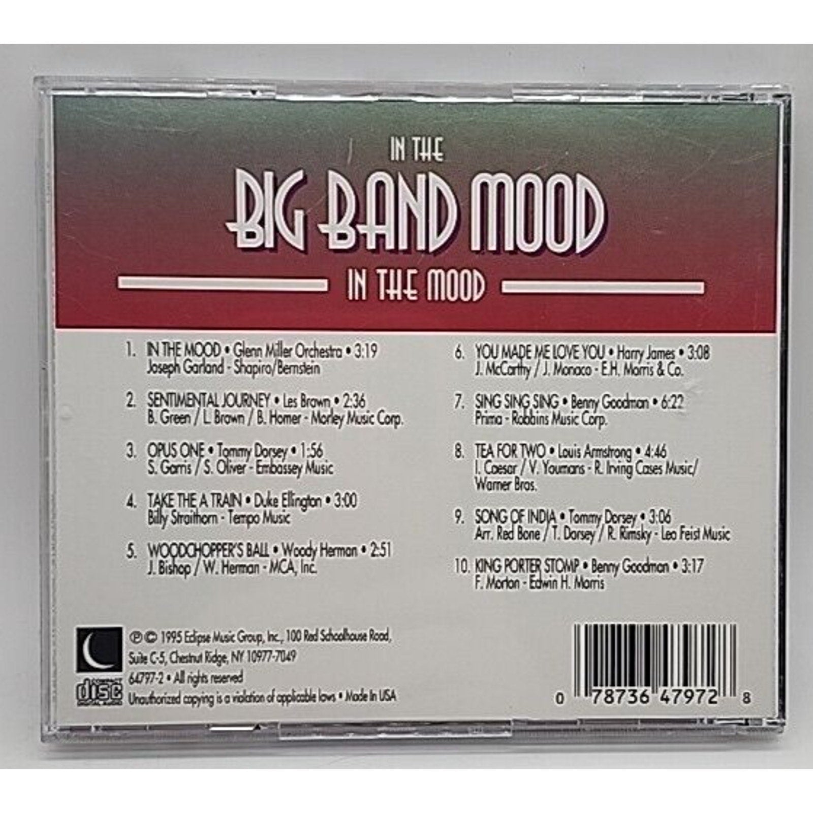 In the Mood [Eclipse] by Various Artists (CD, BCI-Eclipse)