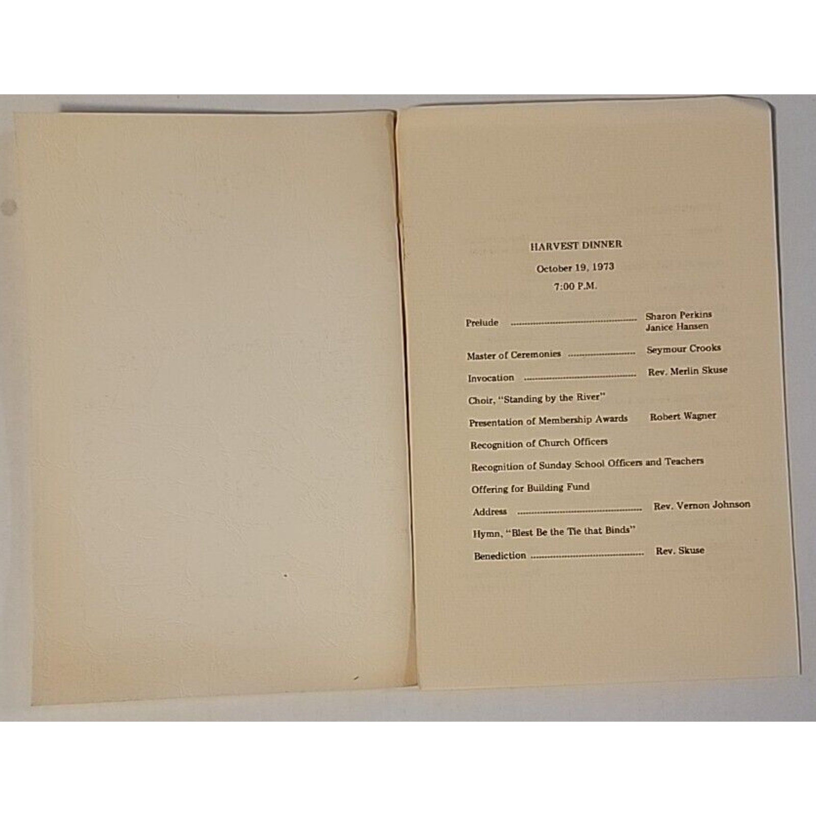 Day Bethel Baptist Church Fifty Years Book & Bulletin