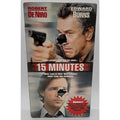 15 Minutes (VHS, 2002, Includes Bonus Footage)